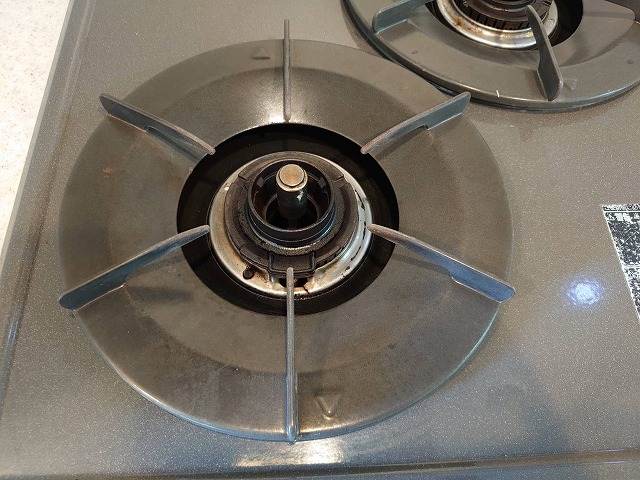 焦げ付き除去後