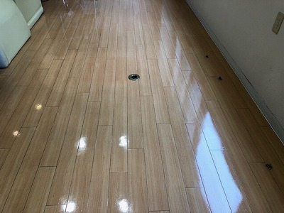 床クリーニングＷＡＸ後